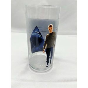 Star Trek Captain Kirk 16 oz drinking glass cup Burger King 2008 6" tall